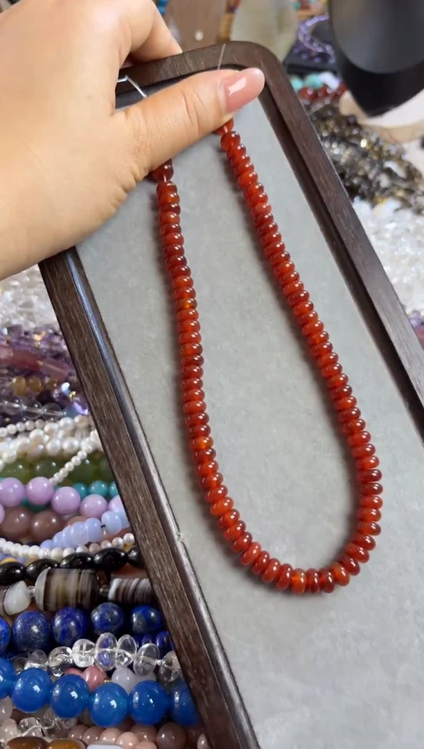 未镶嵌玛瑙/玉髓珠宝半成品卡8 算盘