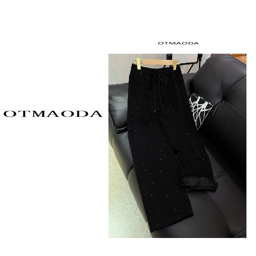 【南瓜定制】N1912-新款时尚休闲裤长裤显瘦高腰宽松秋冬直筒好看