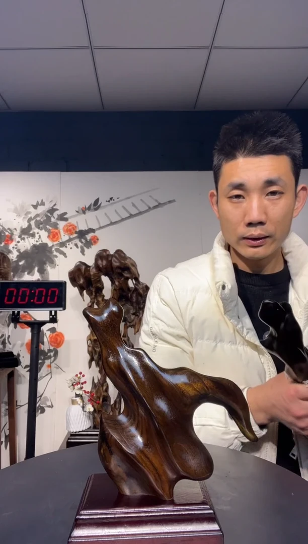 【闪购商品】金丝楠木雕金丝楠木工艺品摆件