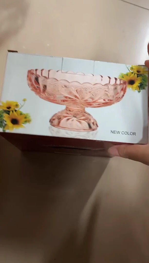 有机玻璃粉色果斗