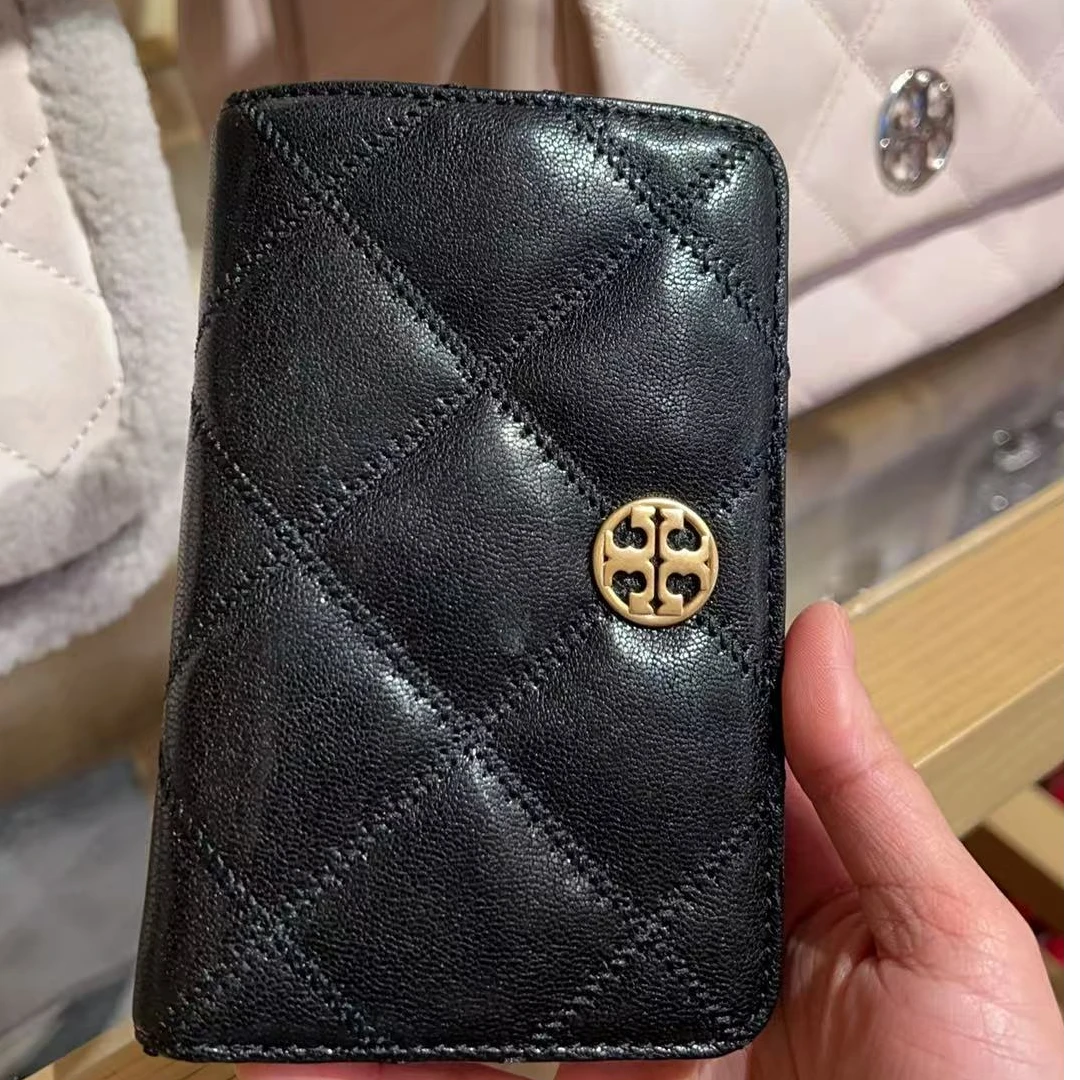 TORY BURCH/汤丽柏琦（2024）黑色短款钱包 1500750723