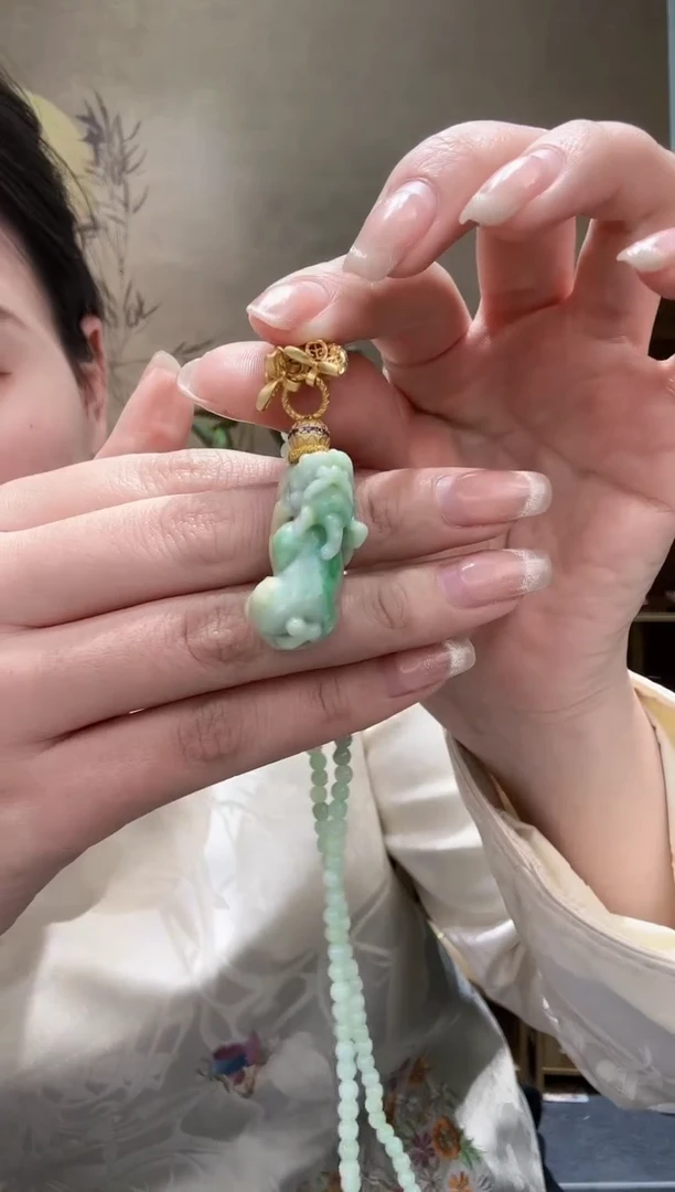 【闪购商品】翡翠耳饰未镶嵌吊坠