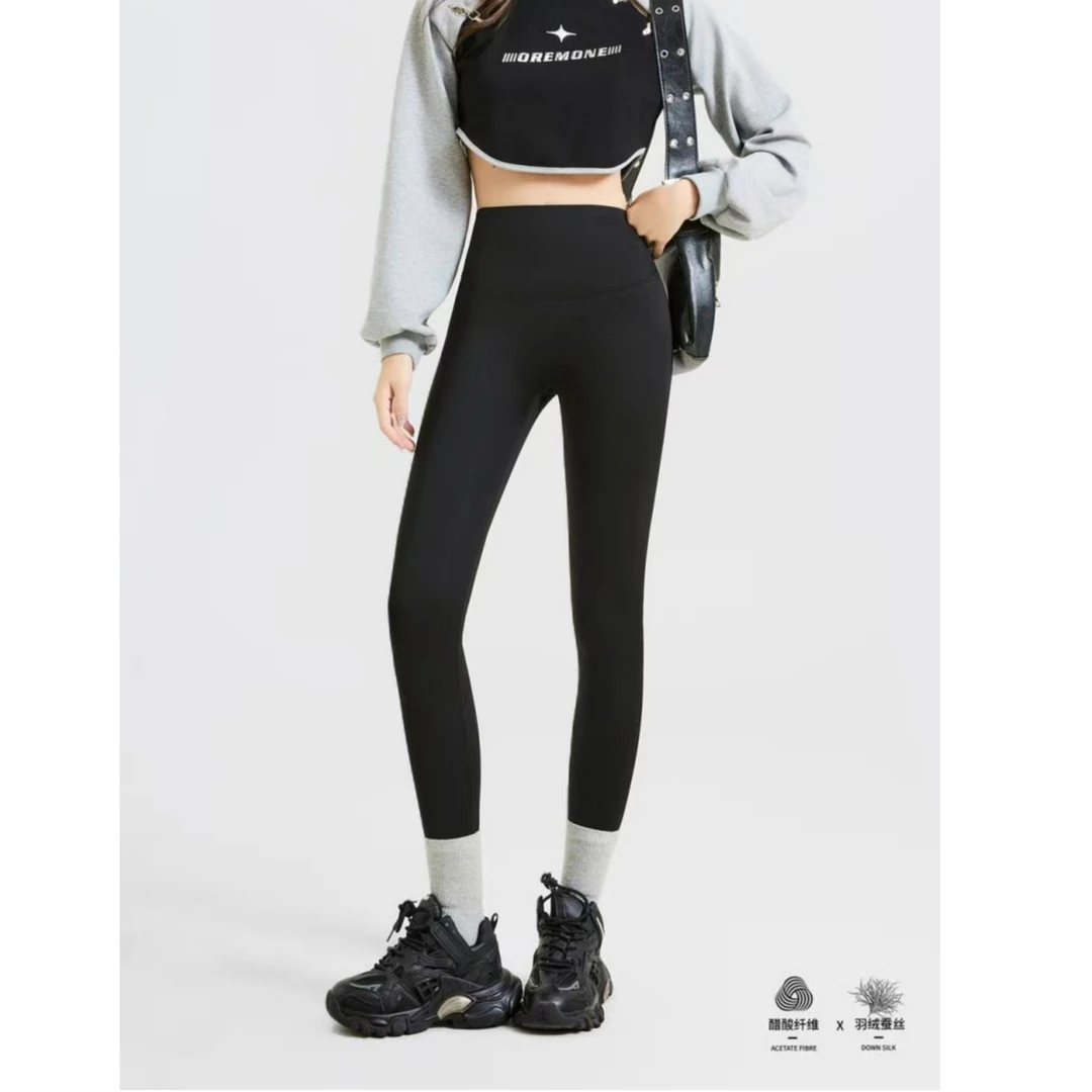 006款绒面鲨鱼裤运动瑜伽外穿打底