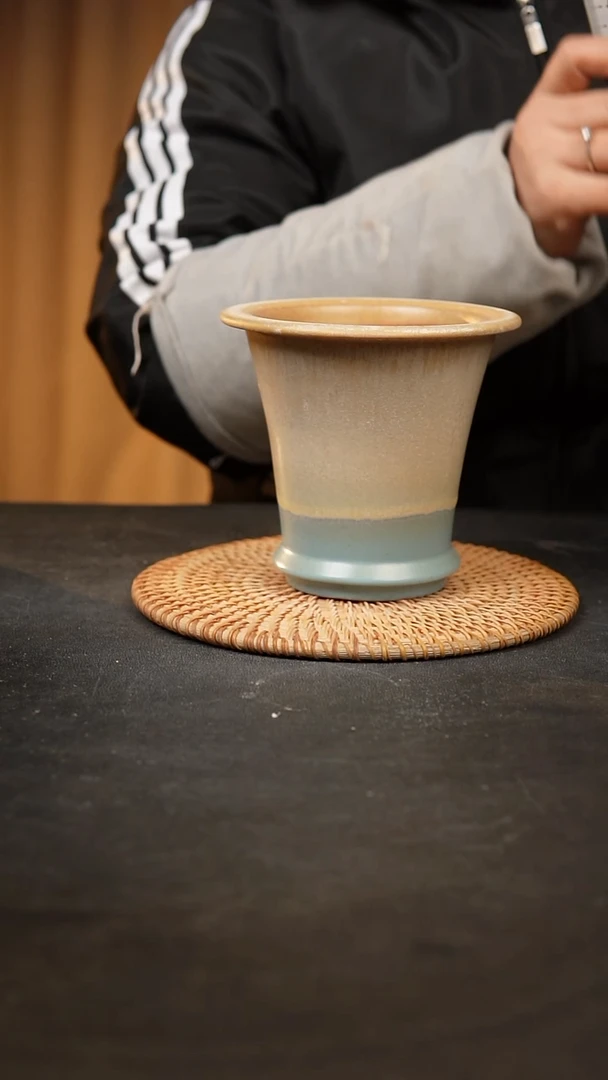 【闪购商品】瓷片泥泥手工花盆