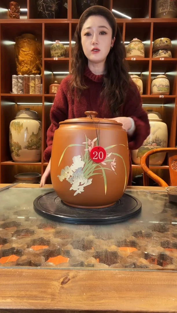 罐云南建水紫陶复烧缸