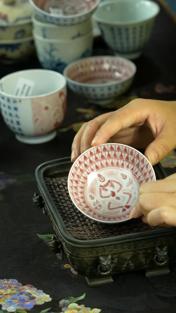 千款手绘茶具直接炸