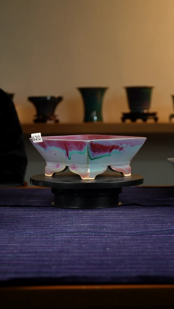 620四方斗笠水仙盆8.5/5/18.5/17