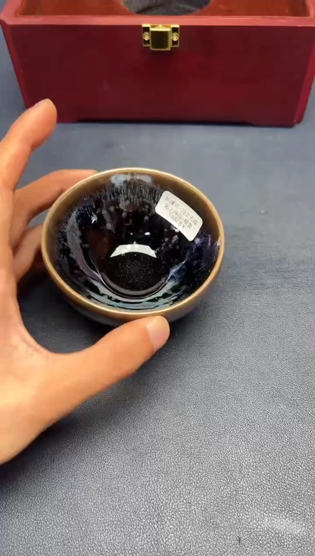 茶盏陈*森建盏主人杯---------------