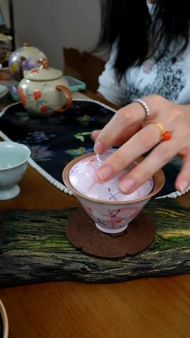 茶瓷物语设计师盖碗陶泥