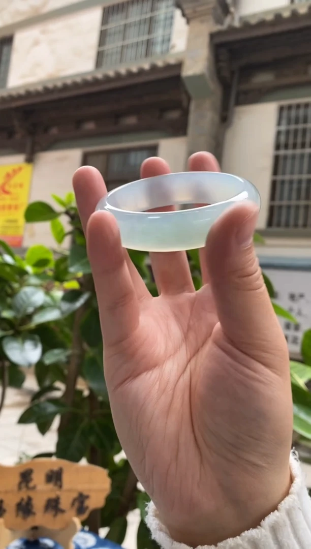 未镶嵌手镯翡翠59圈