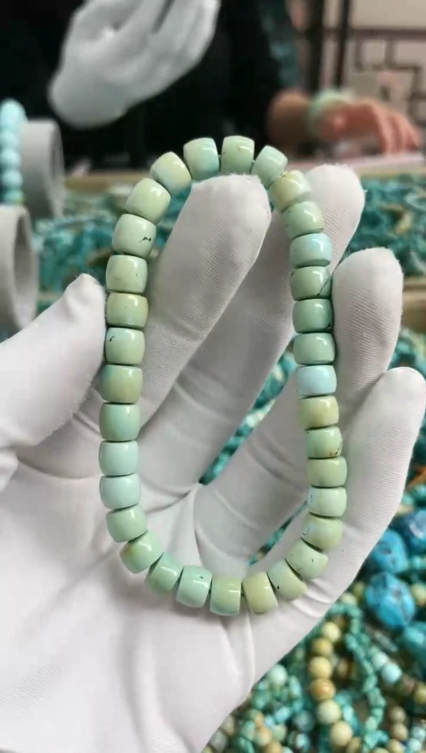 【闪购商品】绿松石珠宝奇石未镶嵌7mm+