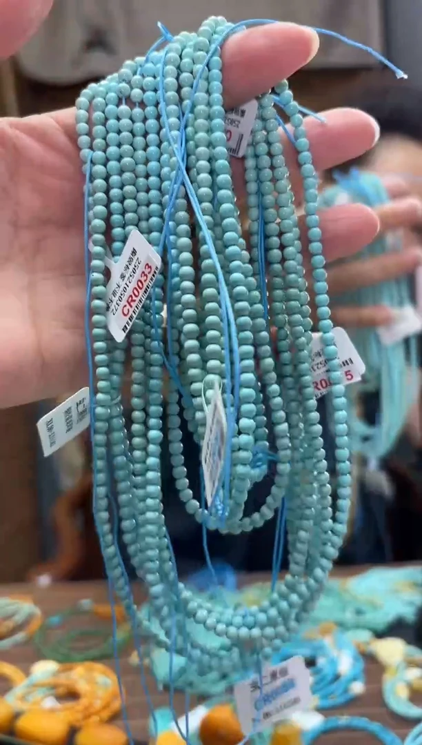 绿松石未镶嵌素圈多样性发一件素圈 卡3.8左右