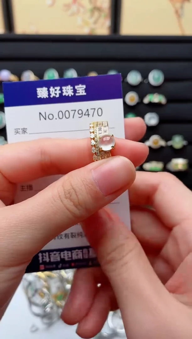 银S925镶嵌戒指翡翠.