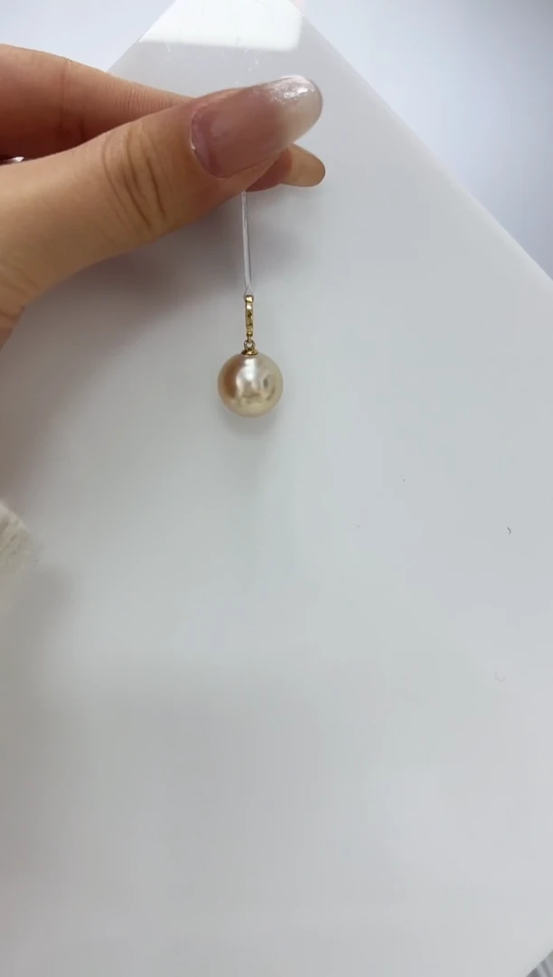 【闪购商品】海水珍珠DA18K金镶嵌吊坠 V3167