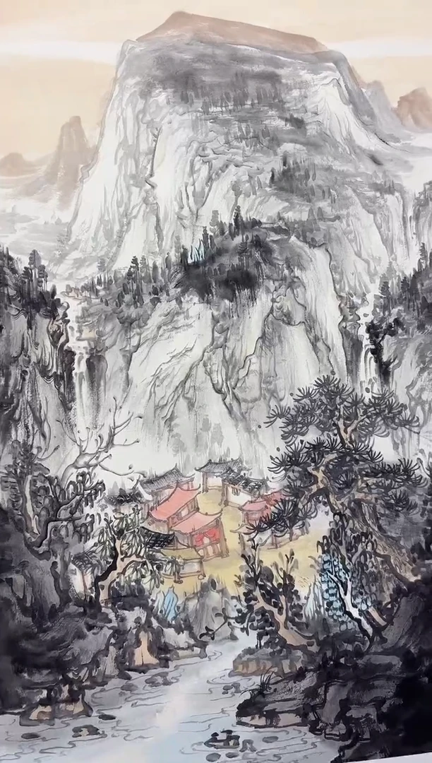 国画秦燕格国画手绘作品Y19