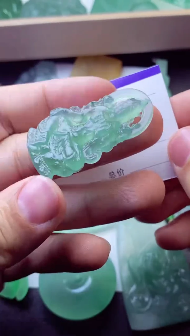 未镶嵌定制翡翠戈*門戈解門