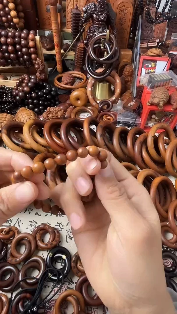 枣木手串桃木0.8圈口一物一拍