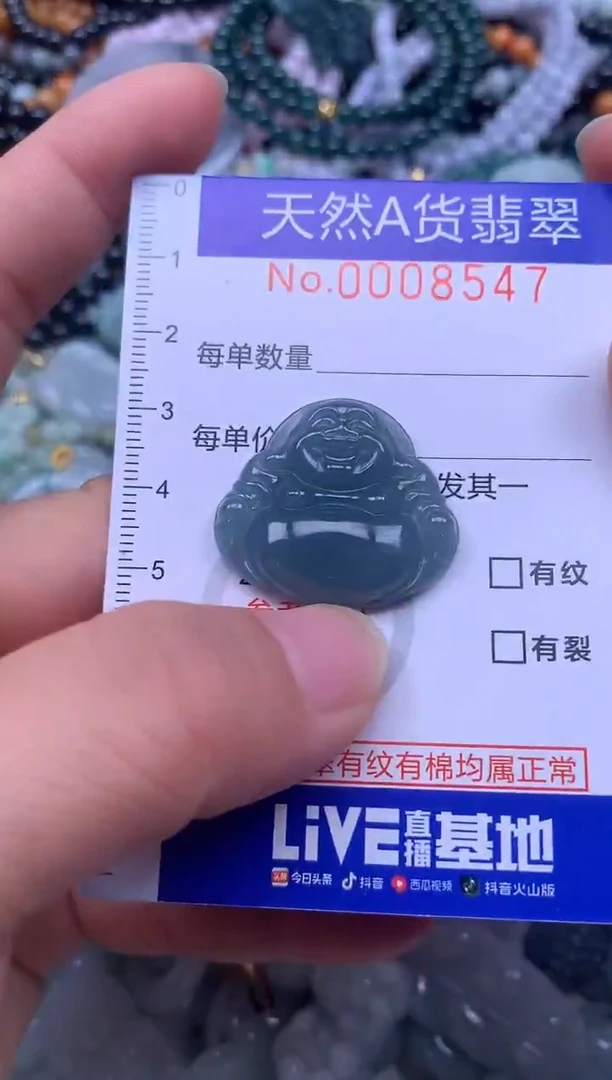 颈饰未镶嵌翡翠天然翡翠