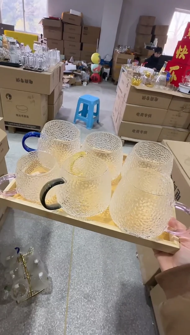 【闪购商品】水晶玻璃无盖款直播专属300ml+托盘