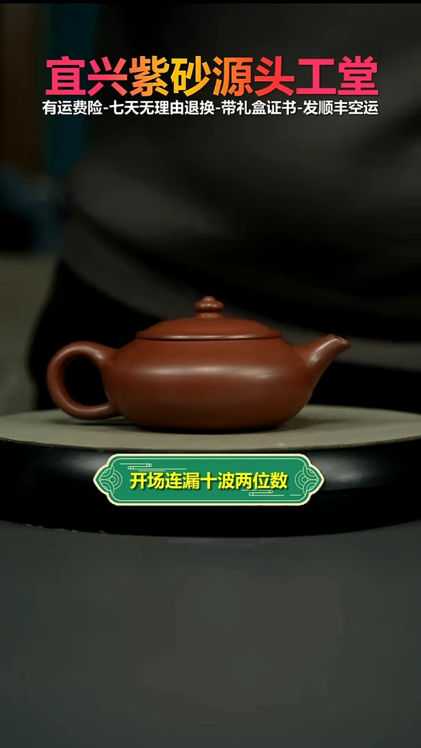 茶壶紫砂李传荣S级龙血砂财源240CC