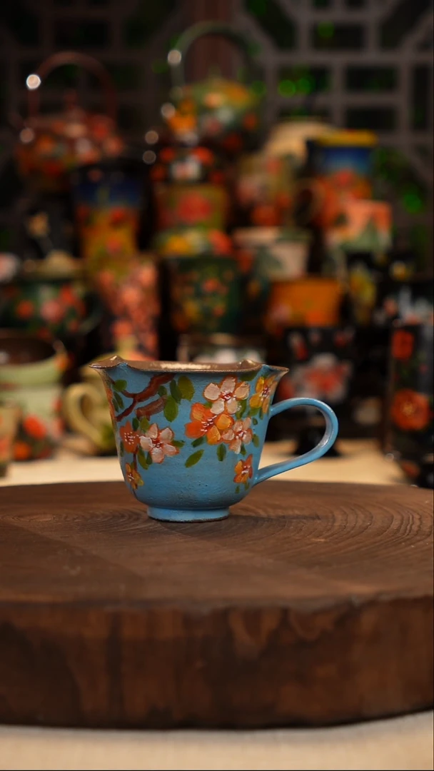 油画    釉下彩   杯子