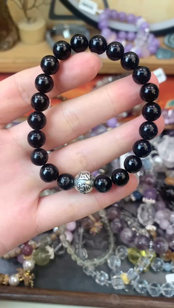 【闪购商品】辉石手串足银镶嵌204手串