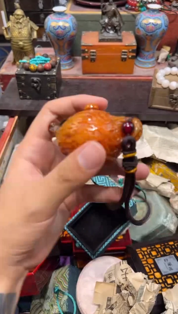 未镶嵌蜜蜡裸石Q刘哥高端专属精品20