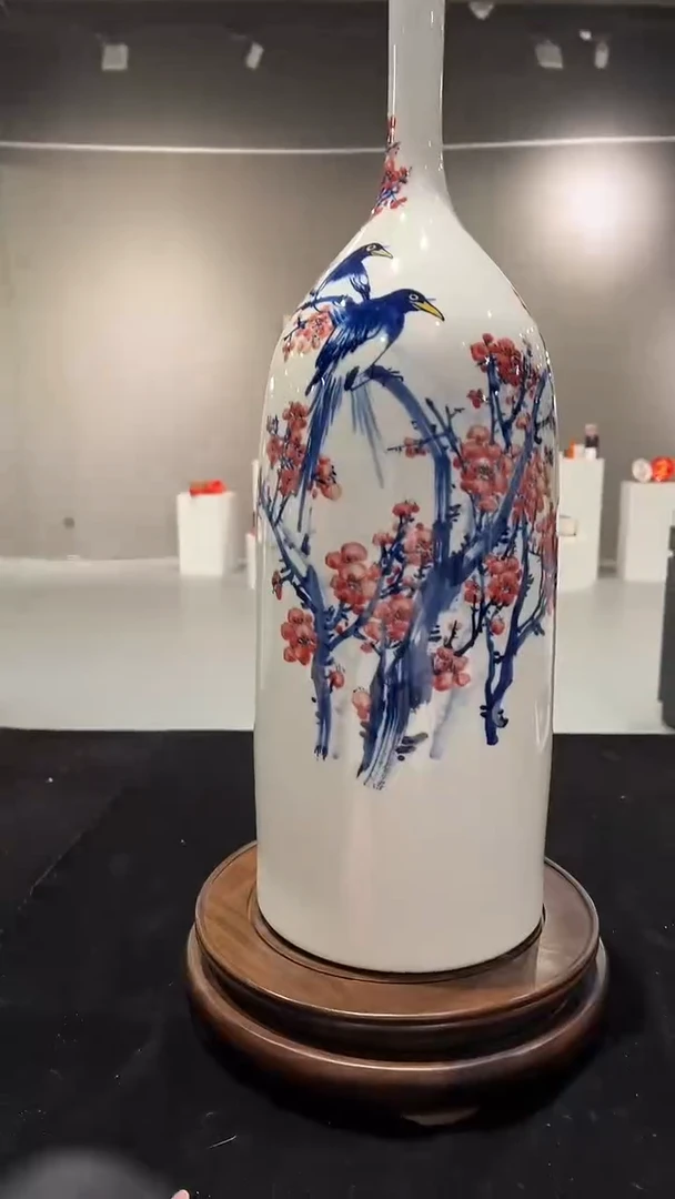 其他瓷崔景哲-瓷器-C中-梅开五福