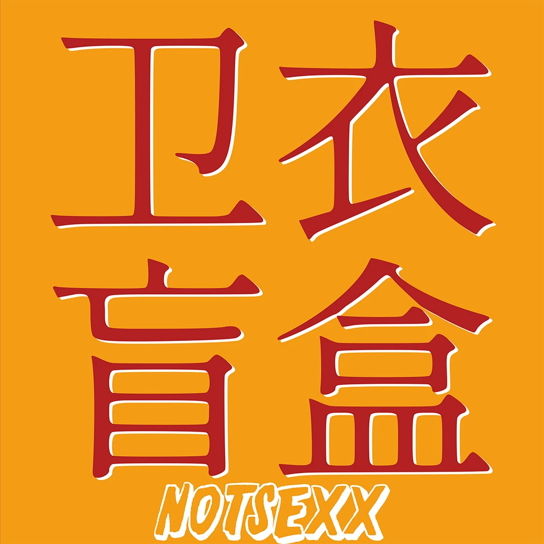 notsexx盲盒连帽卫衣 420g毛圈棉重磅进口数码直喷工艺