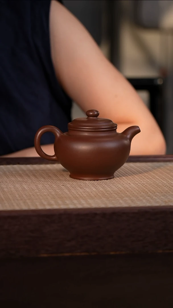 茶壶紫砂老紫泥 260cc