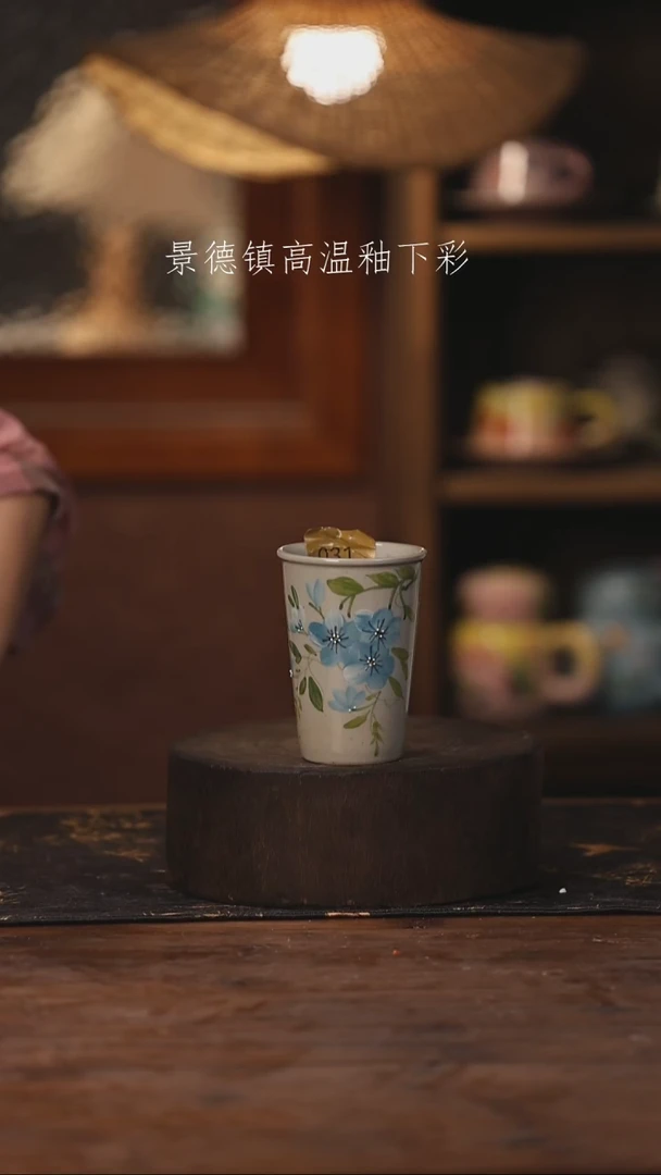 陶瓷景德镇高温釉下手绘陶瓷031