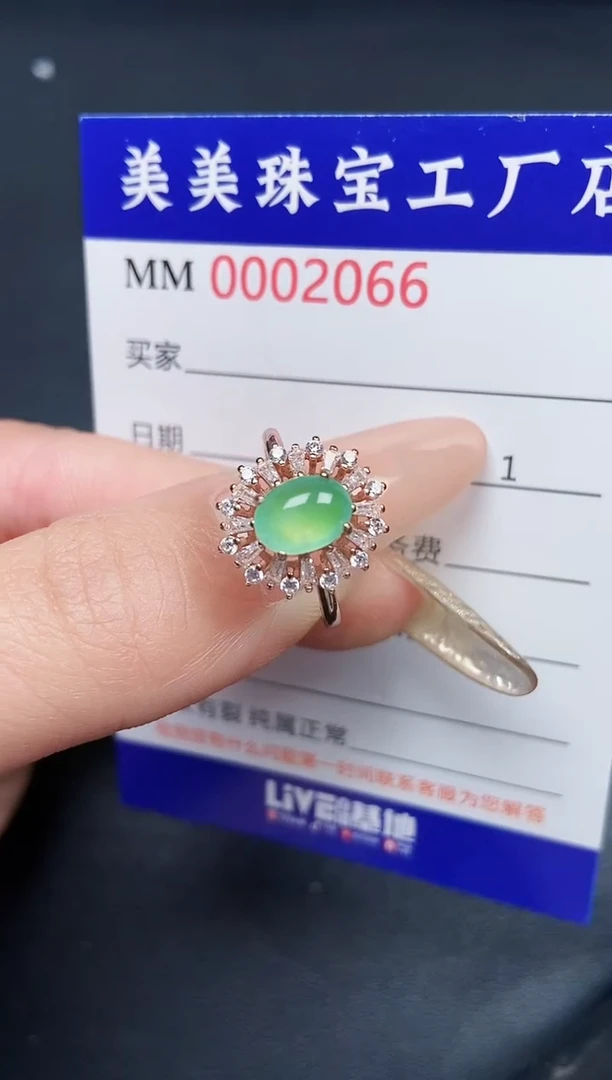 【闪购商品】翡翠颈饰银S925镶嵌2066