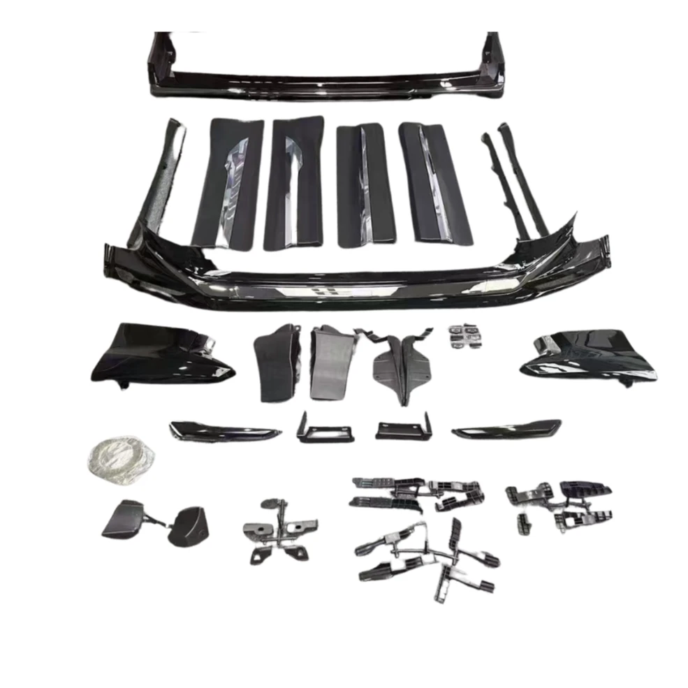 40系威尔法升级蒙娜丽莎包围包围套件装饰运动套件前杠黑色