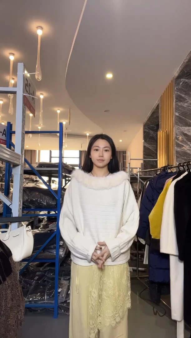 DAXIMEN白色毛衣M