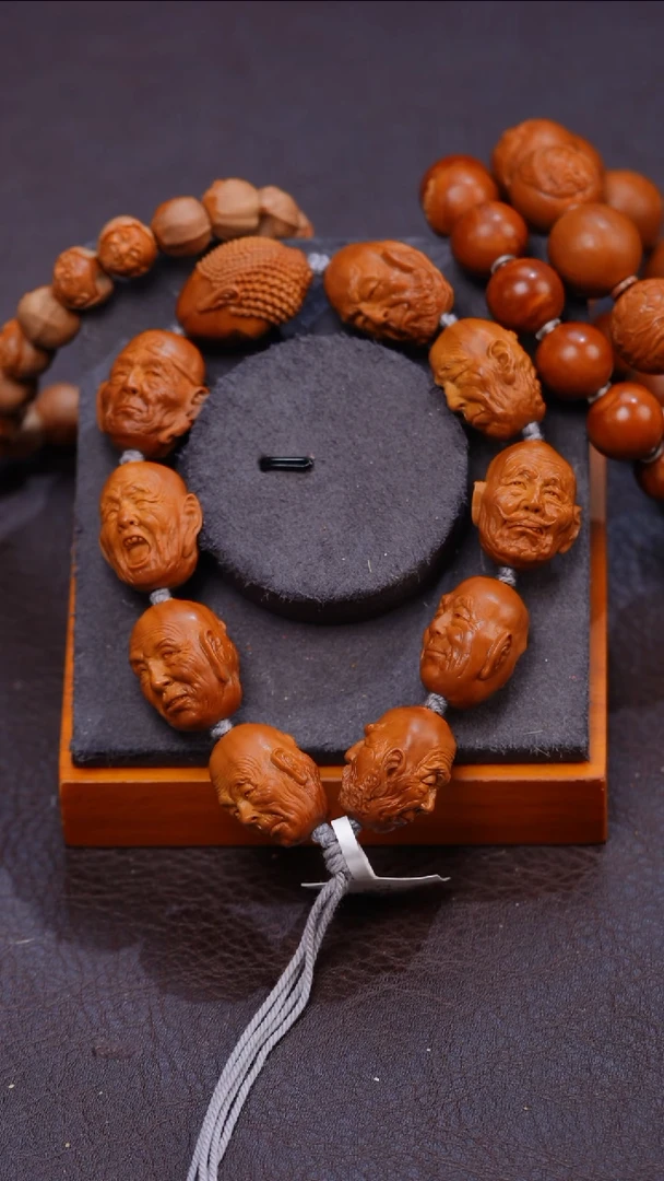 橄榄核手串/手链L****o写实双面十八罗汉
