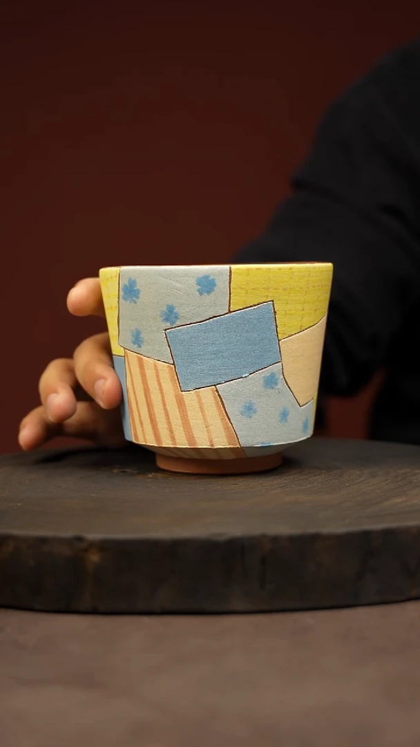 国盆煅物多肉花盆口10高9