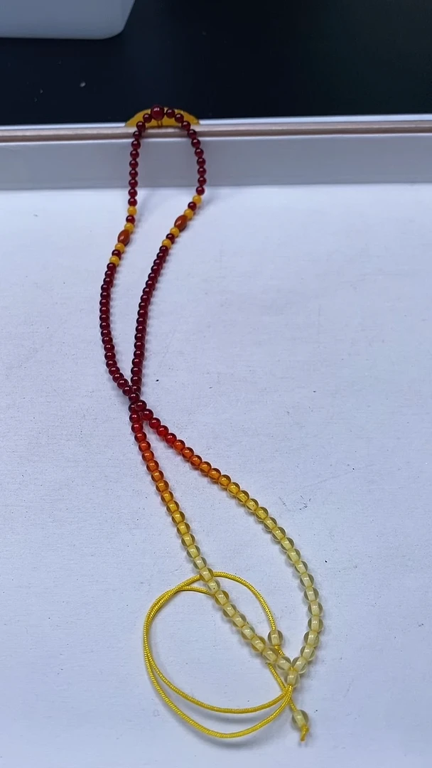 【闪购商品】血珀裸石未镶嵌血珀 项链4mm一条10元