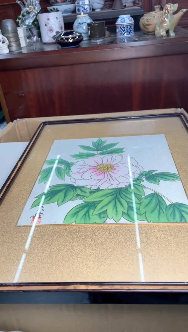 64号手绘35x47尺寸相框微瑕哈哈哈哈