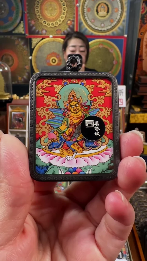 【闪购商品】吊坠壹善缘城手绘唐卡新春大促扎基5路
