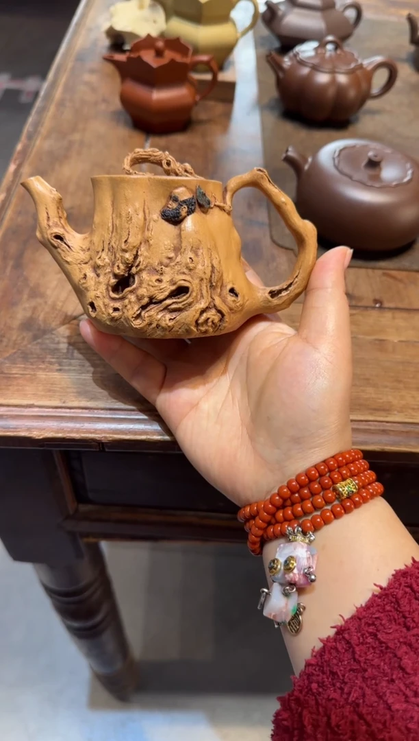 茶壶紫砂用****2达摩 黄金段
