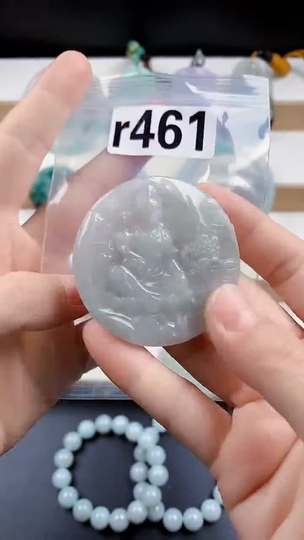 颈饰未镶嵌翡翠天然翡翠吊坠挂件
