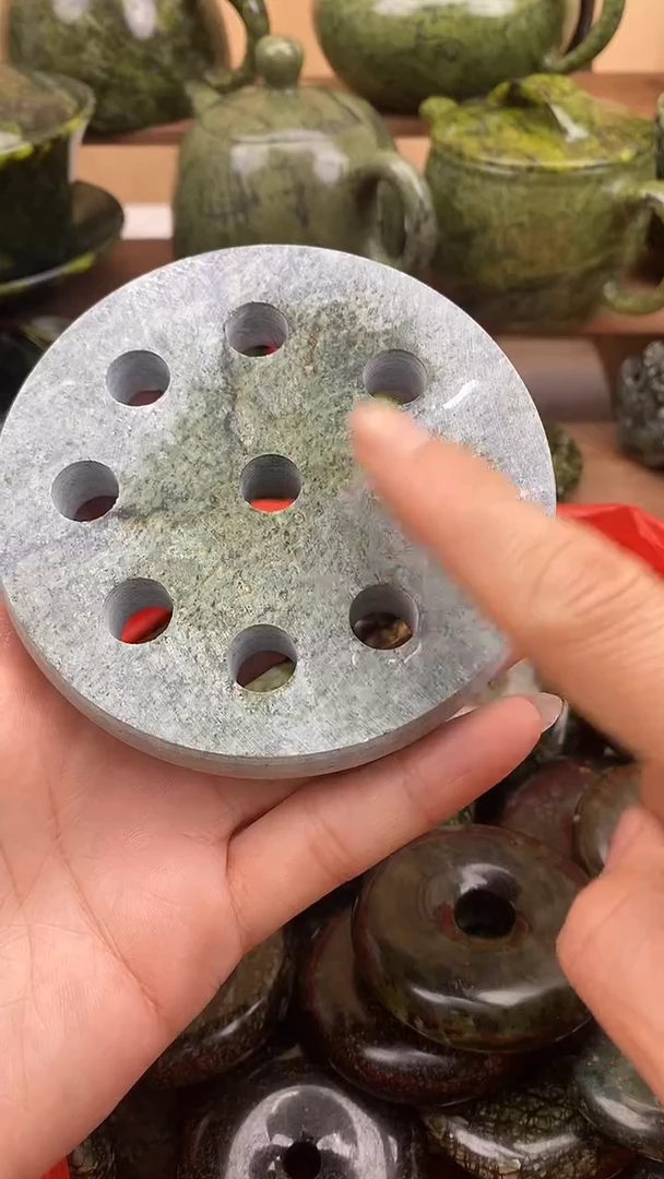 【闪购商品】蛇纹石玉煮饭石未镶嵌煮饭石