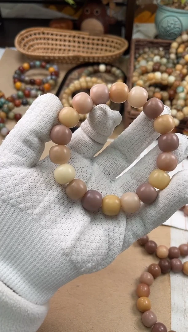 手串菩提根/象牙果y**睡a406干磨胖紫微瑕15