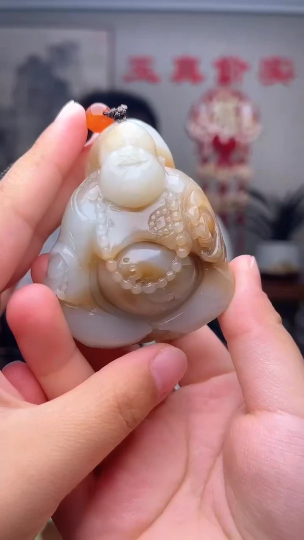 和田玉未镶嵌挂件1