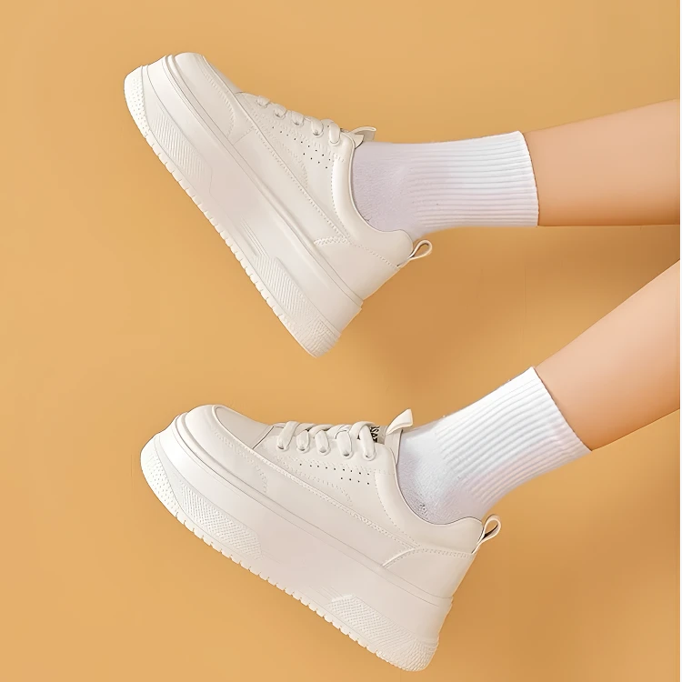 【大姐力推】春秋百搭鞋子厚底黑白星期