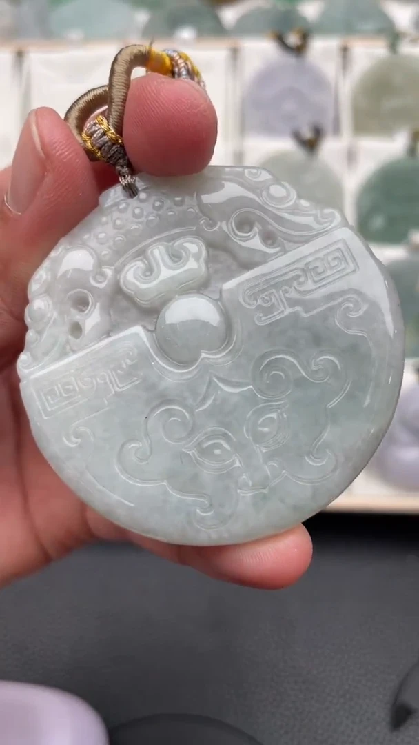 颈饰未镶嵌翡翠天然缅甸翡翠A货499