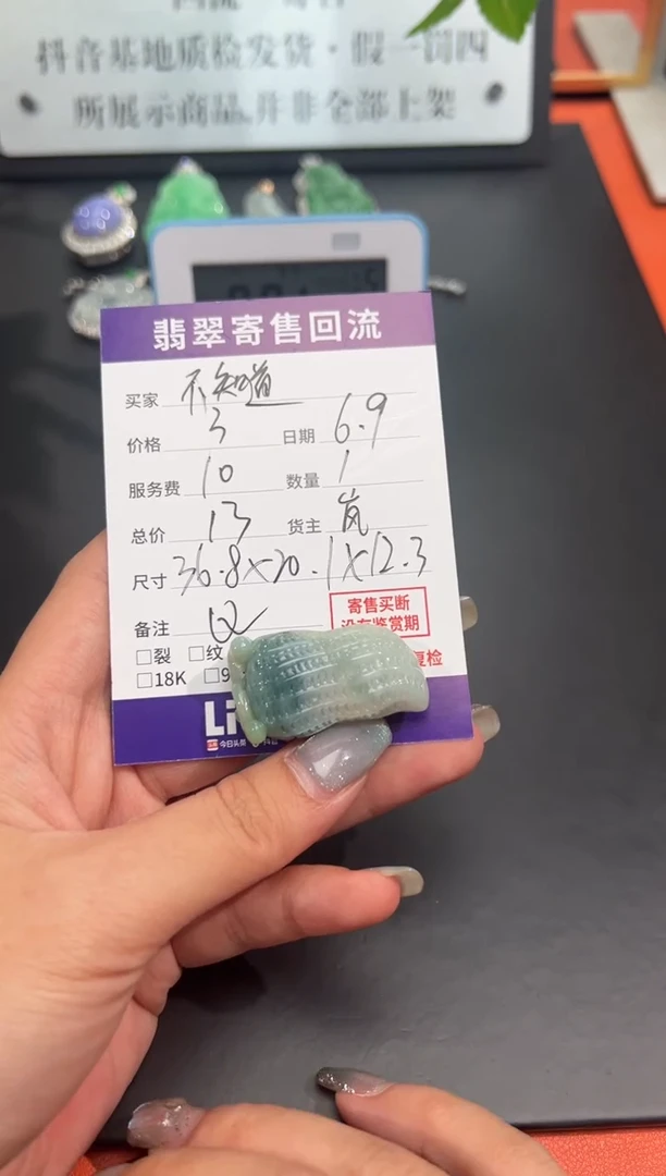 翡翠未镶嵌颈饰天然翡翠花生