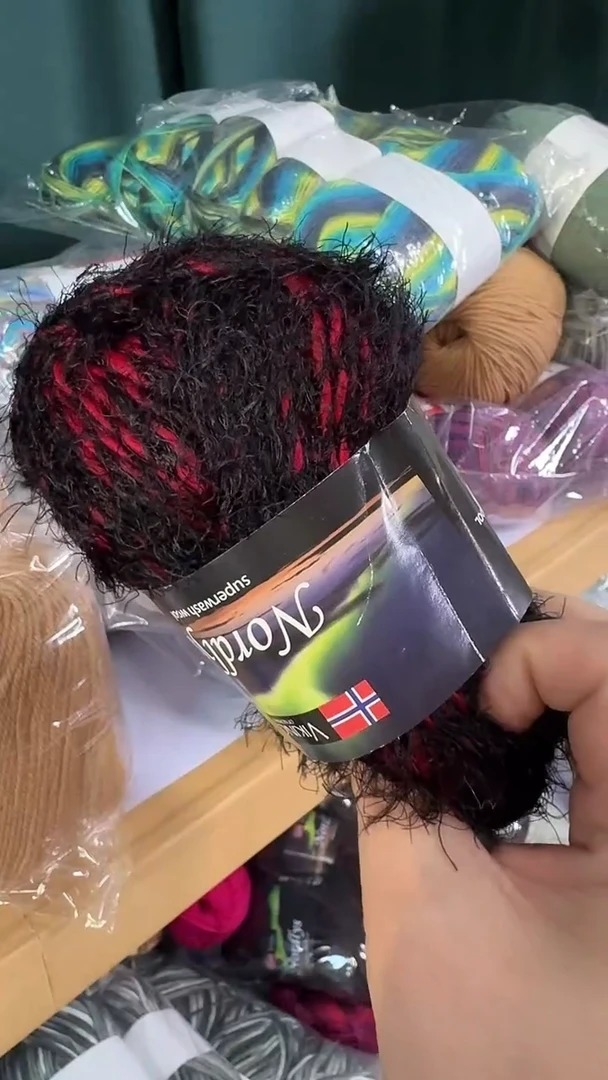 羊毛雪宝黑红花1斤