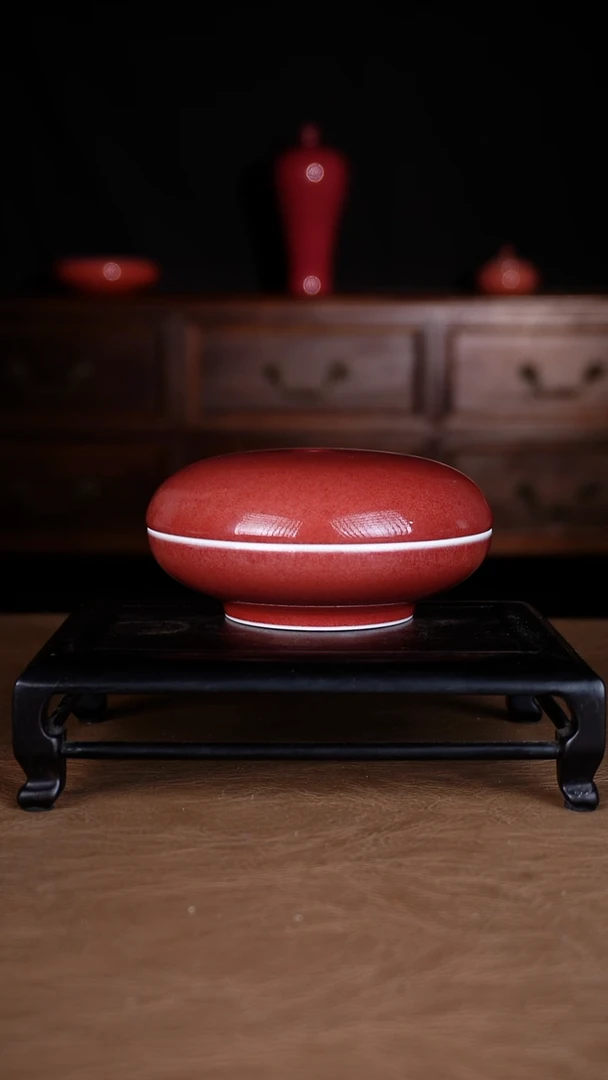 其他景德镇纯手工陶瓷豇豆红