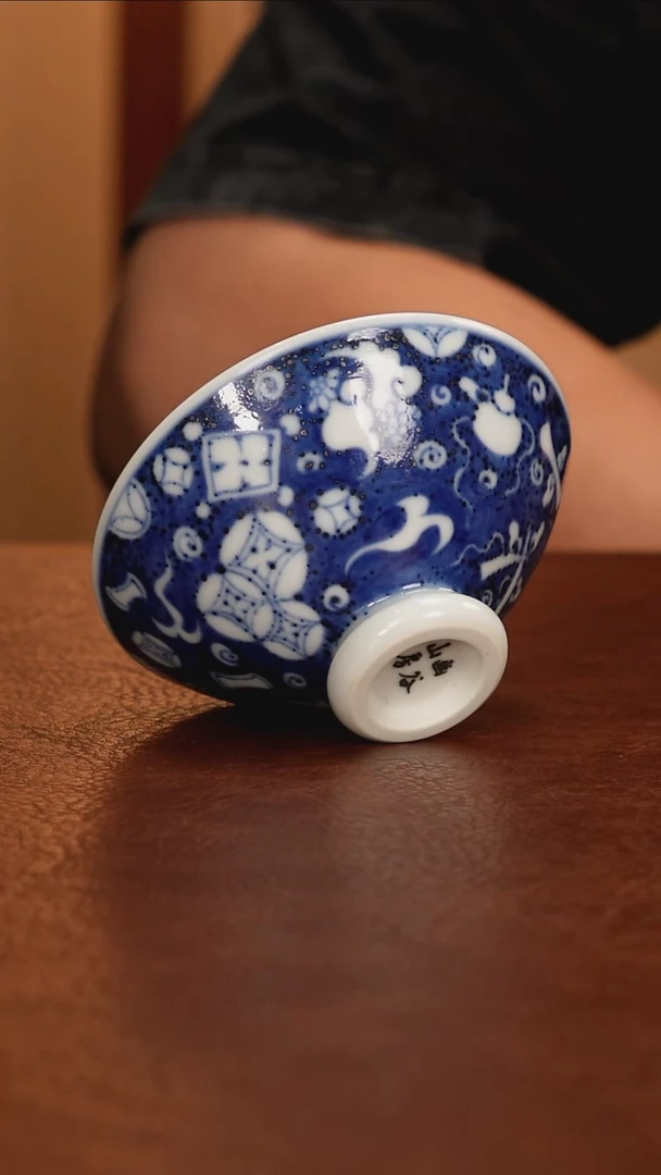 景德镇青花瓷手绘茶具